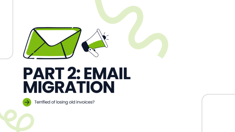 Email hosting migration server sync