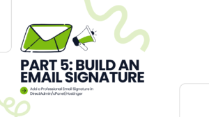 Business email signature setup tutorial
